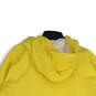 NWT Womens Yellow Long Sleeve Full-Zip Hooded Rain Jacket Size XL image number 4