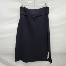 NWT M.M. Lafleur WM's Nylon Blend Black Pleaded Skirt Size 2+ alternative image