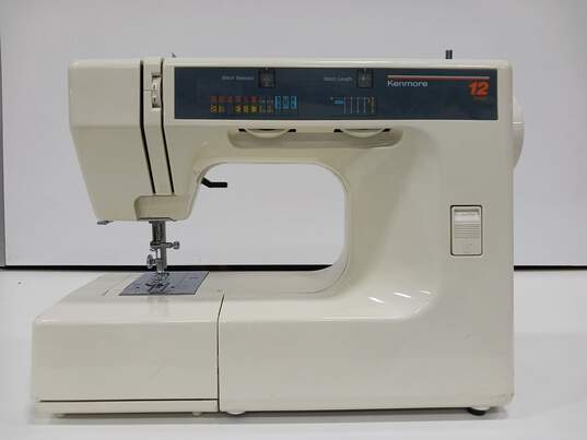 Vintage Kenmore 12 Stitch Sewing Machine Model 385.1278191 image number 1