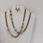Assorted Gold & Silver Toned Fashion Jewelry Lot of 6 image number 4