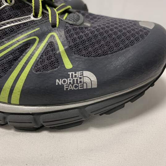 Green And Grey The North Face Running Shoes Size:10.5 image number 3