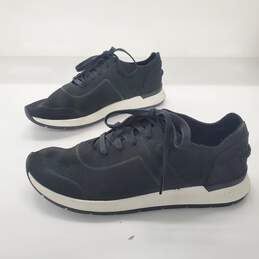 UGG Women's Adaleen Black Leather Sneakers Size 9.5