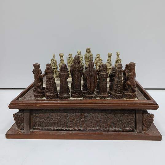 Handmade Chess Board and Pieces image number 3