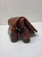 Frye Brown Leather Riding Boots Size 10 image number 3