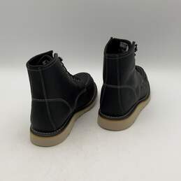 Carhartt Womens Black Leather Waterproof Moc Toe Wedge Work Boots Size 9 alternative image