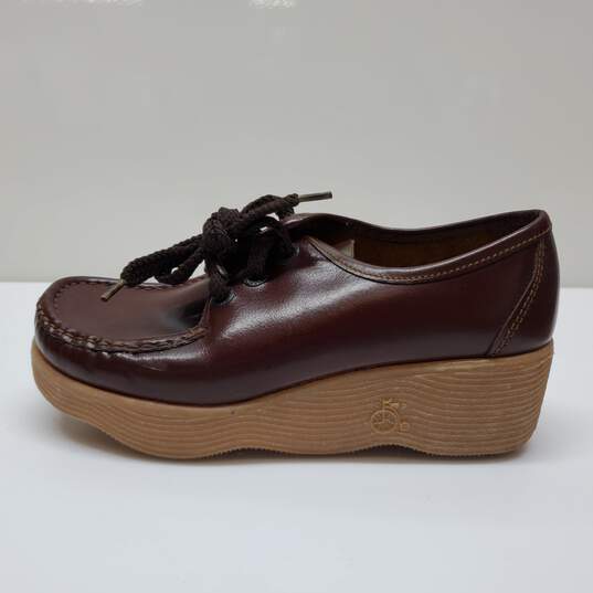 Vintage Famolare Oxford Loafer Shoes 'Get there' Women’s Size 5 image number 3