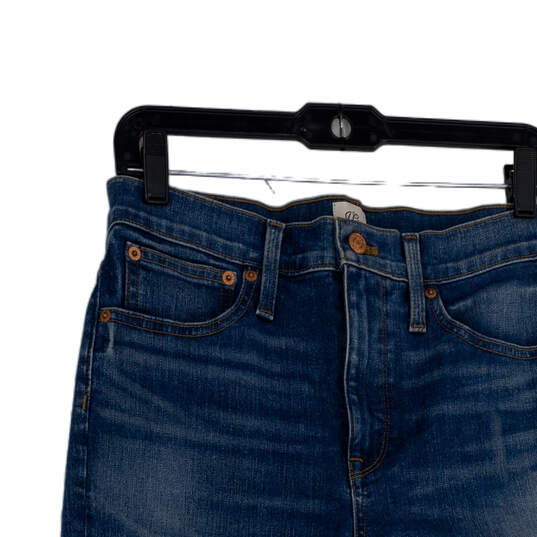 Womens Blue Denim Medium Wash 5-Pocket Design Straight Leg Jeans Size 28 image number 3