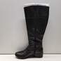 Alfani Leather Briaah Almond Toe Boots Black 7 image number 2