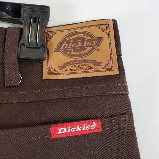 Dickie's Men's Brown Loose Fit Jeans SZ 38 X 30 image number 3