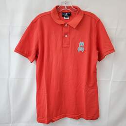 Psycho Bunny by Robert Godley Men's Orange Polo Shirt Size 5