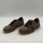 Mens Brown Round Toe Low Top Lace-Up Casual Sneaker Shoes Size 11 M image number 3