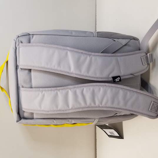 Nike Grey/White/Yellow Backpack image number 2
