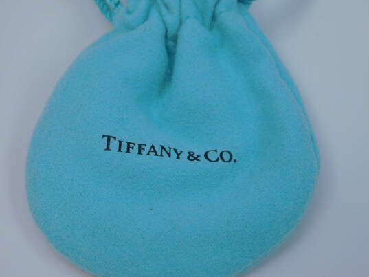 Tiffany & Co Paloma Picasso 925 Red Enamel Love Open Heart Pendant & Dust Bag 8.0g image number 3