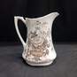 Vintage Charlotte Brown By Alfred Meakin Pitcher image number 3