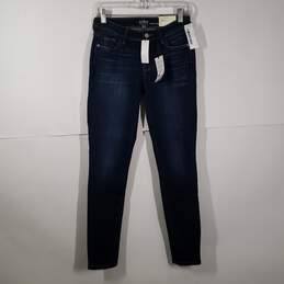NWT Womens Super Stretch 5-Pocket Design Dark Wash Denim Skinny Leg Jeans Size 2