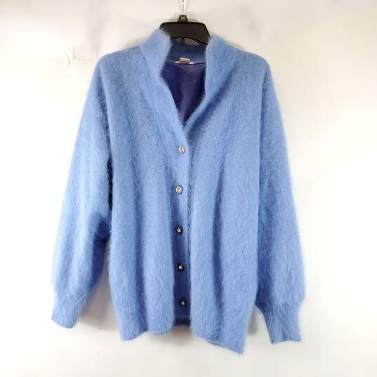 Misook Women Blue Sweater XL image number 1
