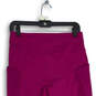 Womens Magenta High Rise Pull-On Activewear Ankle Leggings Size 10 image number 1