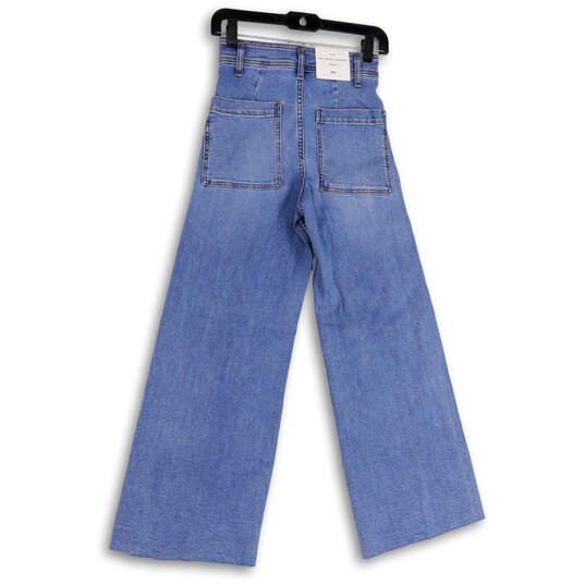 NWT Womens Blue Denim The Marine Medium Wash Straight Leg Jeans Size 4 image number 2