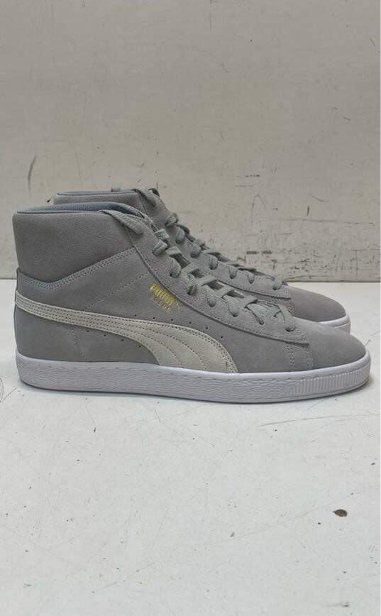 Puma Suede Mid XXI High Top Sneakers Quarry Grey 10.5 image number 1