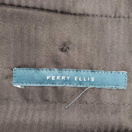 Perry Ellis Men Grey Dress Pants Sz 36 NWT image number 3