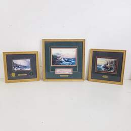 Thomas Kinkade - Accent Prints / Set of 3  Miniature  Artwork