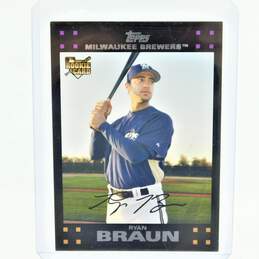 2007 Ryan Braun Topps Rookie Milwaukee Brewers