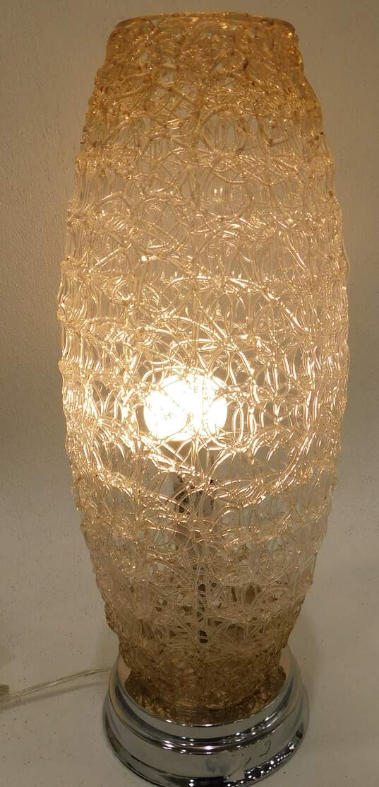 Working Lucite Spaghetti MCM Mid Century Modern Style Table Lamp image number 2