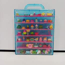 Lot of Assorted Shopkins Figurines w/ Case