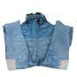 Vintage Polaris Men's Size XXL Blue Leather Snowsuit image number 1
