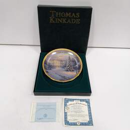 First Issue in the Thomas Kinkade's Seasons of Light - Lights of Liberty Plate