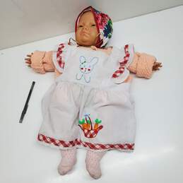 Vintage Baby Doll W/Head Dressing 'BergUSA'