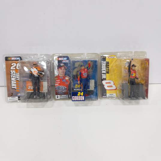 Bundle of 3 McFarlane NASCAR Action Figures in Packaging image number 1