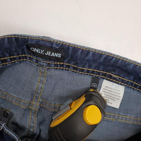 Only Jeans Blue Denim Jeans Women's Size 28 image number 3