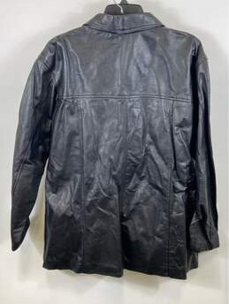 Creaciones Palas Women Black Leather Jacket 3XL alternative image