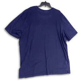 Mens Blue Short Sleeve Crew Neck Regular Fit Pullover T-Shirt Size 2XLT alternative image