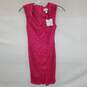 Wm BISOU BISOU Pink Lace Sleeveless Midi Dress Sz 4 W/Tags image number 1