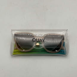 Womens Noosa Bevel 1212 Milky Blush Beige Cat Eye Sunglasses With Case alternative image