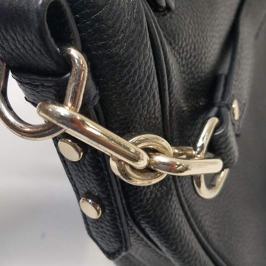Kate Spade Black Leather Satchel Bag image number 6