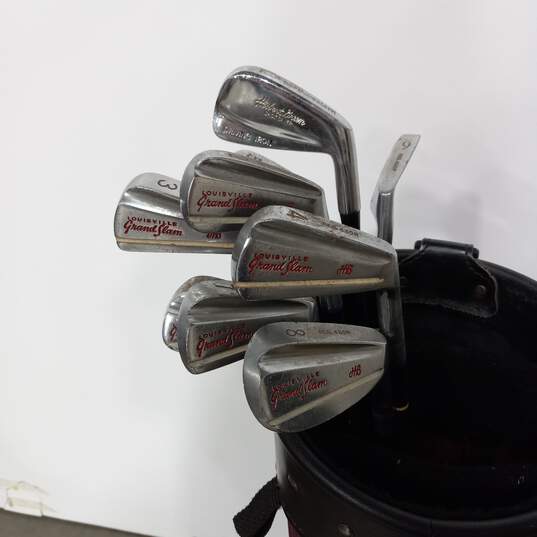 Bundle of 10 Assorted Golf Irons in Club King Golf Bag image number 4