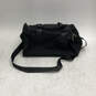 NWT Mens Black Polyester Double Strap Classic Zipper Mini Duffle Bag image number 1