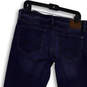 Womens Blue Denim Medium Wash Pocket Stretch Straight Jeans Size 34/32 image number 2