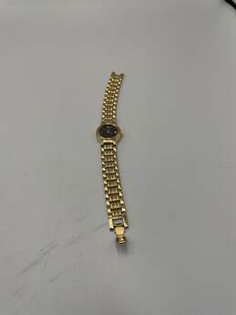 Womens V401-0988 Gold-Tone Stainless Steel Quartz Analog Wristwatch 26.7g alternative image