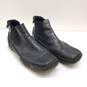 Natha Studio Italy Black Leather Pull On Ankle Boots Men's Size 10 M image number 3