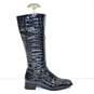 Gabor Croc Embossed Men Boots Black Size 6.5 image number 1