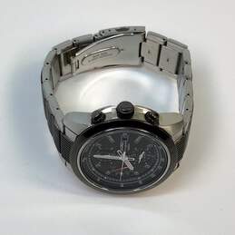 Designer Seiko Silver-Tone Water Resistant Chronograph Bracelet Wristwatch alternative image