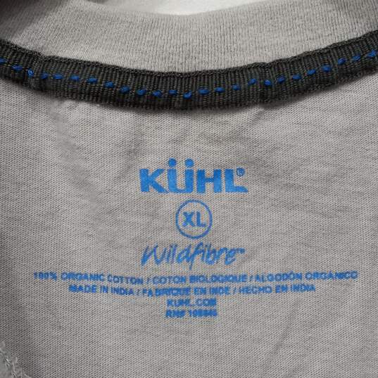 Kuhl Grey Pull On T-Shirt Size XL image number 4