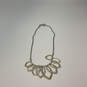 Designer Lucky Brand Two-Tone Lobster Clasp Petal Statement Necklace image number 3
