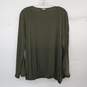 WOMEN'S MICHAEL Michael Kors OLIVE GREEN CROSSOVER LONG SLEEVE TOP SZ 1X NWT image number 2