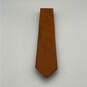 NWT Mens Orange Silk Clip-On Adjustable Classic Designer Neck Tie image number 1
