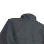 Womens Black Long Sleeve Pockets Mock Neck Full-Zip Jacket Size Small image number 4